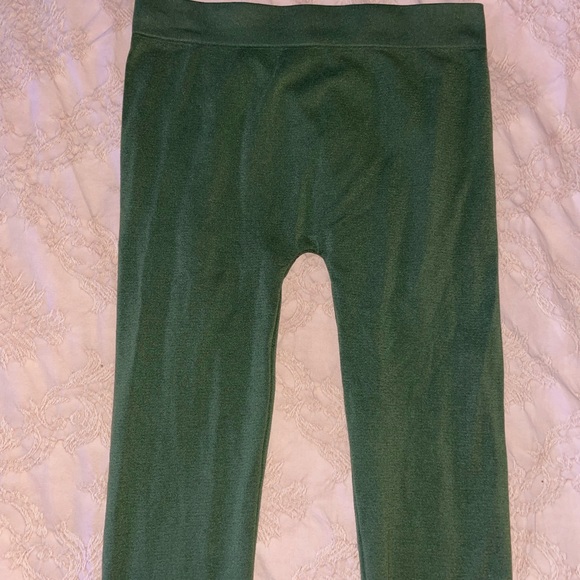 itson Green Spandex Leggings One size - Picture 2 of 6